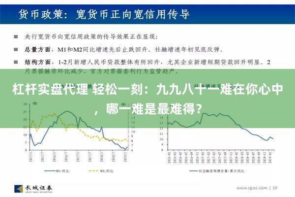 杠杆实盘代理 轻松一刻：九九八十一难在你心中，哪一难是最难得？