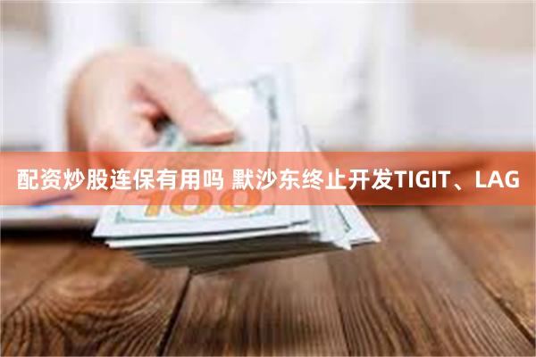 配资炒股连保有用吗 默沙东终止开发TIGIT、LAG