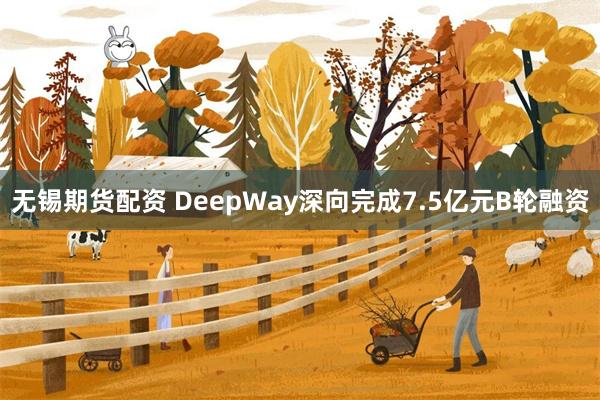 无锡期货配资 DeepWay深向完成7.5亿元B轮融资